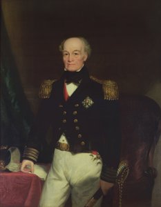 Portræt af Sir Thomas Byam Martin (1773-1854) 1852 (olie)